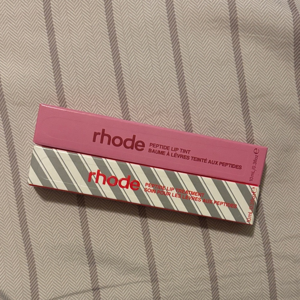 RHODE Peptide Lip Tint & Treatment Duo - Pink and White